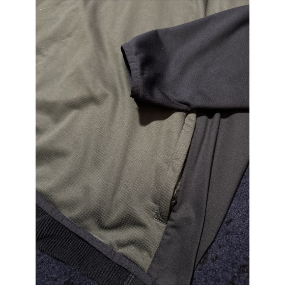 Men's Under Armour Coldgear Reactor Hoodie Pullover Black/Green -  Size XX-Large - Picture 4 of 9